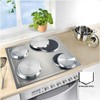 4 Pieces Kitchen Stove Covers, Stainless Steel Stove Burner Covers,