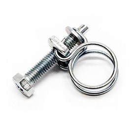 Wire Hose Clamps W1 22-26 mm 1.8 mm M5x30 Spiral Hose