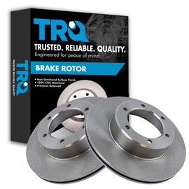 TRQ Front Brake Rotors Set Vented Compatible with 1986-1991 Toyota 4Runner 1986-1995 Pickup
