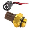 Radiator Coolant Fan Switch 37760-P00-003 201-1650 with Connector Pigtail Harness,