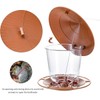 AIMALL Outdoor Hanging Bird Feeder 7.09x6.5in Plastic Feeder for Garden