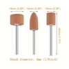 18pcs Corundum Grinding Tip Set, Stone Grinding Polishing Head, Sanding
