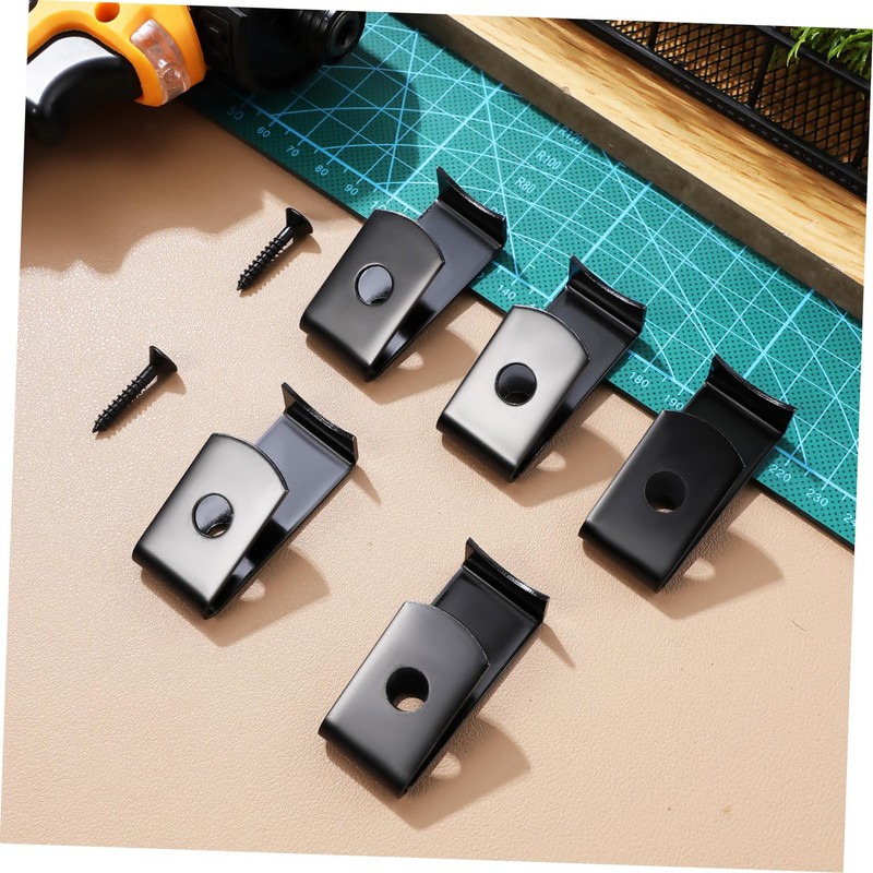 Outanaya 5pcs Metal Planter Wall Holder Hooks Durable Terracotta Pot