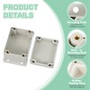 PATIKIL 5.98 Inch Junction Box, Electrical Enclosure Box ABS Plastic