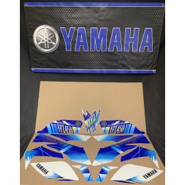 Yamaha YFZ450 STICKERS DECALS Graphic Kit NOS BLUE YFZ 450 450R OEM "A5"