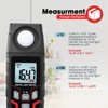 Bluetooth Lux Meter Light Meter, 0.1~200,000Lux Range Light Meter for