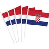 G128 24 Pack Handheld Croatia Croatian Stick Flags | 4x6