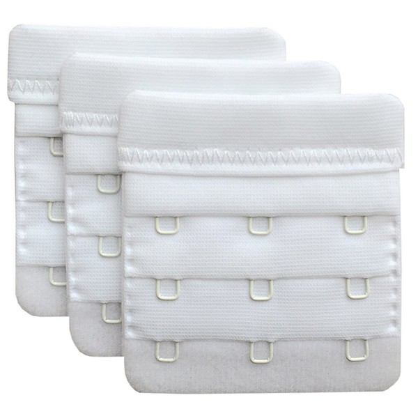 Chanie Women Pack of 3 Soft Comfortable 3 Hooks Bra