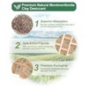 Vbeijll 50g 40 pcs Kraft Clay Desiccant Packs, Food Safe