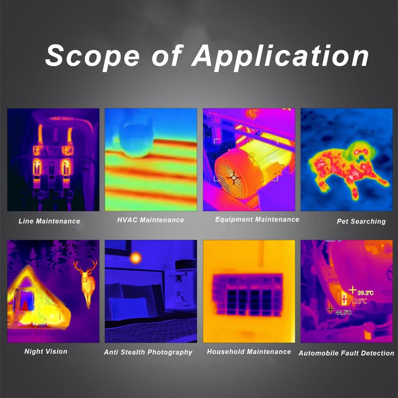 Thermal Imager Infrared Camera 2in Screen ‑ 40 ℃ to