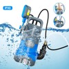 PANRANO 1/3 HP Submersible Sump Pump with Automatic Float for