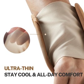 Fitomo Wear Resistant Kevlar Wrist Support with Removable Aluminium Stays for Men Women, Carpal Tunnel Wrist Splint for Arthritis, Tendonitis, Repetitive Strain, Adjustable Wrist Brace for Work Sleep