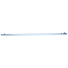 Ives COR52 US28 COR Series Aluminum Bar Door Coordinator, 52" Channel Length, Satin Aluminum Finish