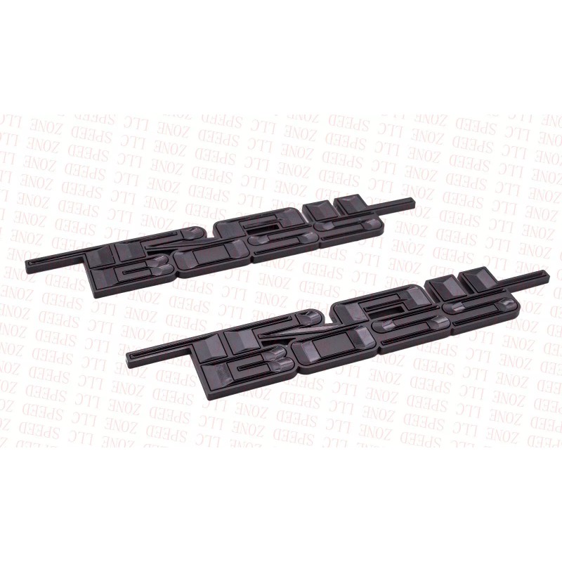 speedzone 2PCS Black 2000-2021 Silverado Z71 Trailboss Emblem Badge Nameplate