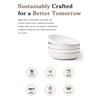 FOBENTA Embossed Ceramic Pasta Bowls, 42 oz Bowl Plates Set,9-Inch