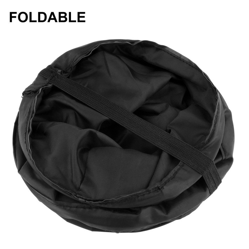 Zacro Car Bin with 5 Garbage Bags - Foldable and