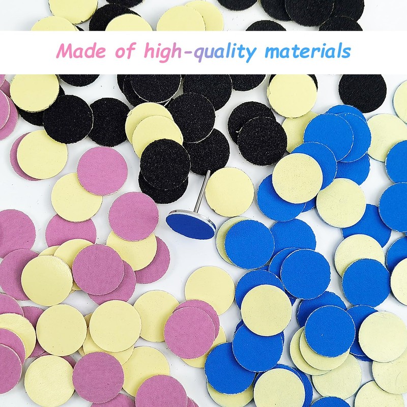 Pack of 150 Sanding Discs Pedicure Set, 25 mm Electric