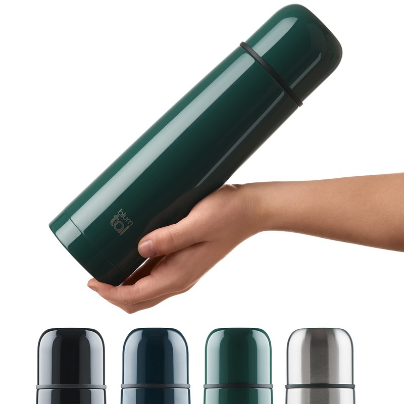 Blumtal Eifel Stainless Steel, Leak-Proof Thermos Flask with Drinking Cup