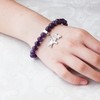 Philip Jones Amethyst Gemstone Bracelet with Elephant Charm Created with