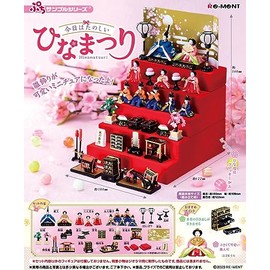 Re-ment Petit Sample Series Today is Fun Hinamatsuri When assembled approximately H 6.3 x W 4.3 x D 4.8 inches (160 x 108 x 122 mm) Made of PVC