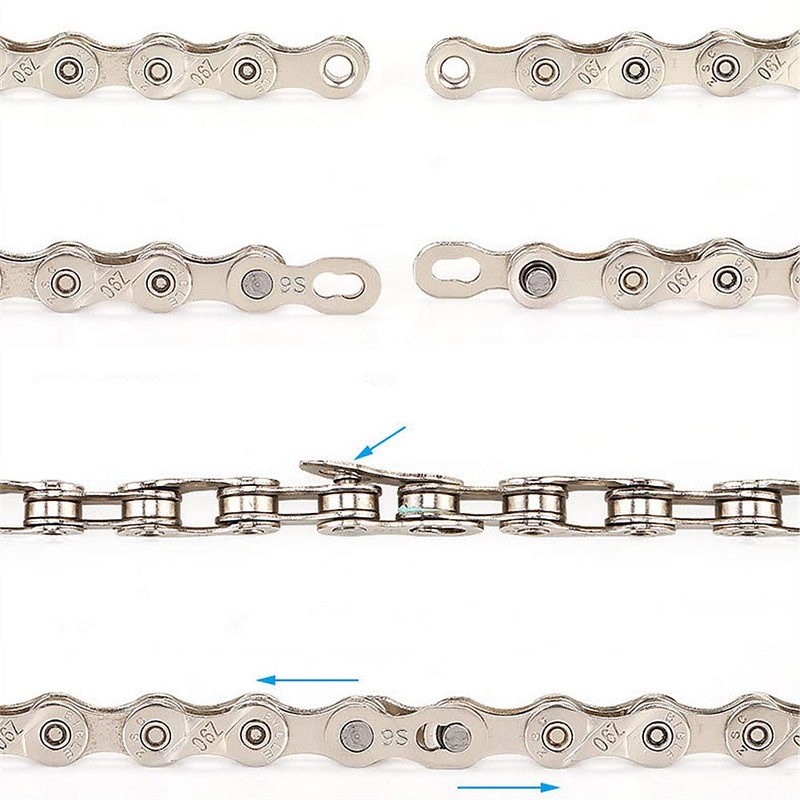 WASAGA Bicycle Missing Link, 3/5/10 Pairs Bicycle Chain Link for