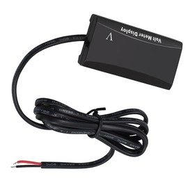 BUGUUYO Motorcycle Voltmeter Car Volt Meter Led Digital Display 12v Waterproof for Vehicles ATV Boat