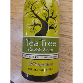 Dr. Woods Pure Tea Tree Liquid Castile Soap, For Unisex Adult, 32oz NEW