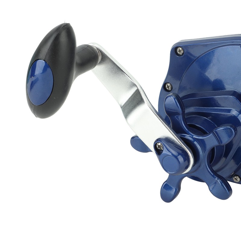 Baitcasting Fishing Reel Round Baitcaster Reel Smooth Powerful Saltwater Inshore
