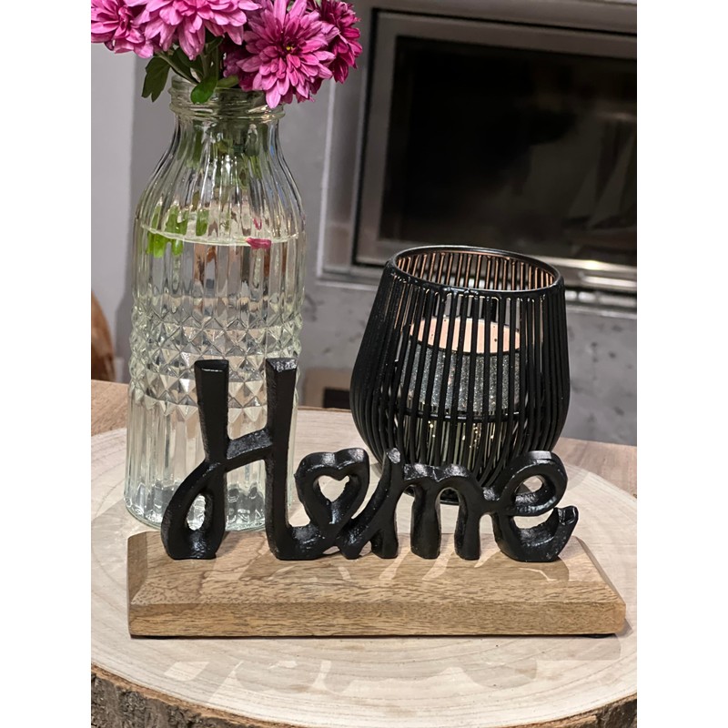 Brandsseller Decorative Lettering Home Approx. Width 18 cm Height 10