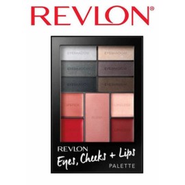 Revlon Eyes Cheeks & Lips Eyeshadow, Blush, Gloss Palette #100, 200, 300 CHOOSE - #200 Seductive Smokies