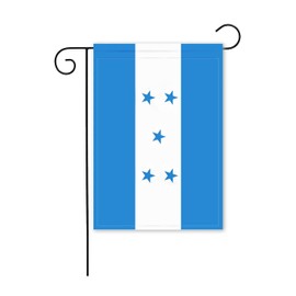 Mflagperft Honduras Garden Flags 12 x 18 Inches Double Sided Vivid Color and Fade Proof Small Honduran Yard Flags for Indoor and Outdoor Decorations (Honduras)