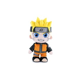 BARRADO Soft Toy of the Characters of Naruto 25cm, 9'84" - Naruto, Kakashi, Sasuke, Kurama, Naruto Six Path - Super Soft Quality (Naruto)