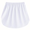 Girstunm Women's Shirt Extender Mini Adjustable Underskirt Removable Layered Sweep