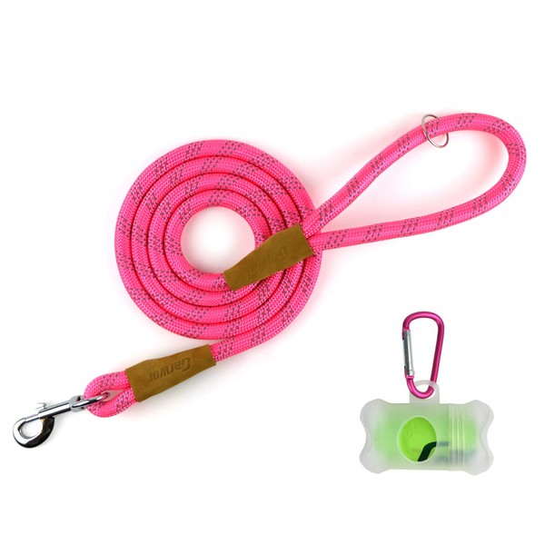 Garwor 5 FT Heavy Duty Rope Dog Leash with Strong