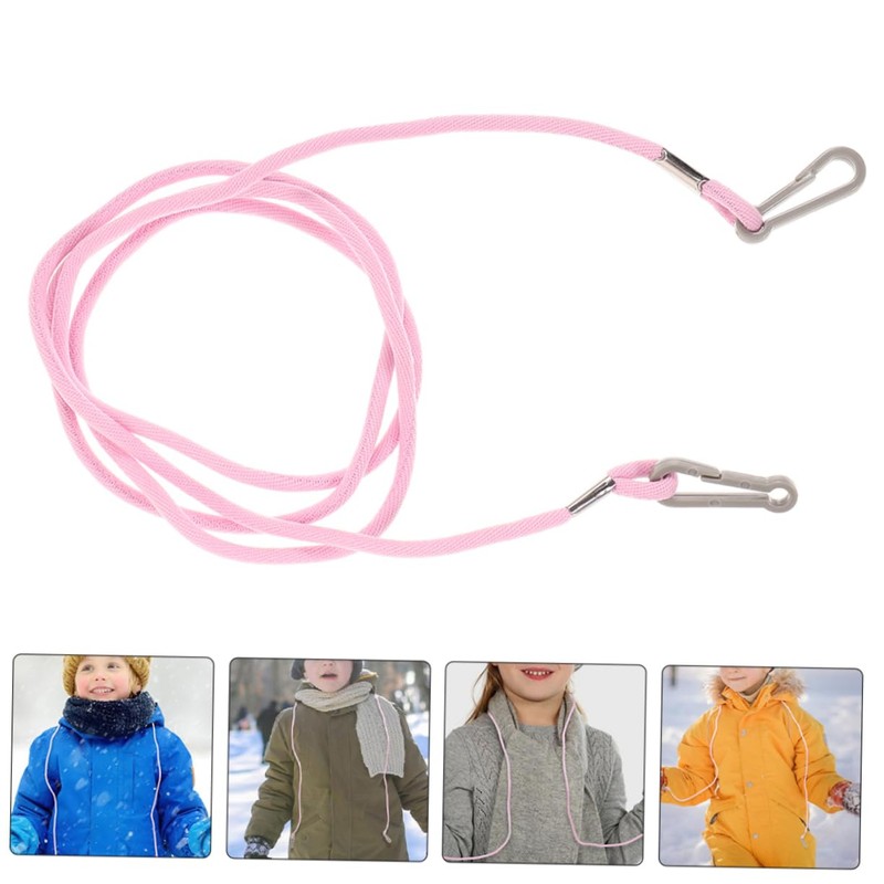 WOONEKY Ski Glove Lanyard Mitten Clips Straps Winter Boys and