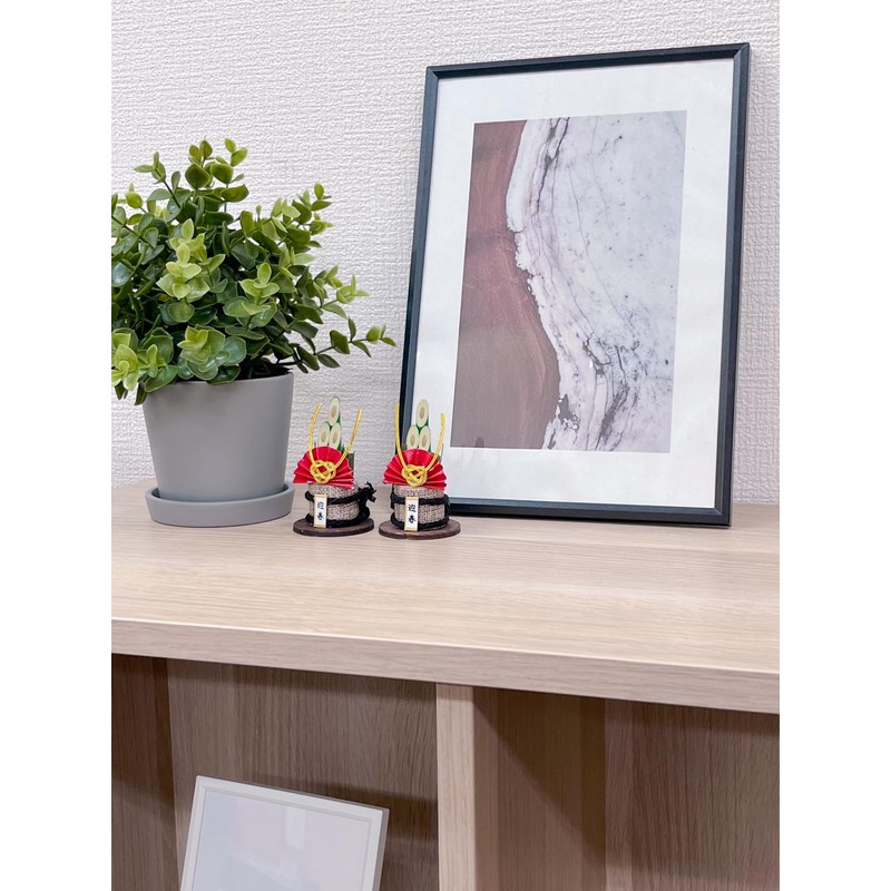 Yamaichi Shoten K11320 New Year Decoration, Petit Kadomatsu Red