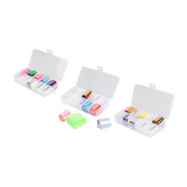 Healvian Colorful Holographic Nail Art Stickers Removable Nail Decals for Manicure for Parties Creative Designs