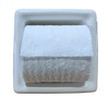 Recessed Shower Tissue Holder Porcelain 6X6 - Easy to Install