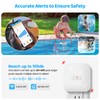 WiFi Pool Alarm, Zuomeng Solar Wave Pool Alarm with High