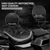 TWOM Motorcycle Pillion Passenger Pad Seat For Harley Sportster Dyna