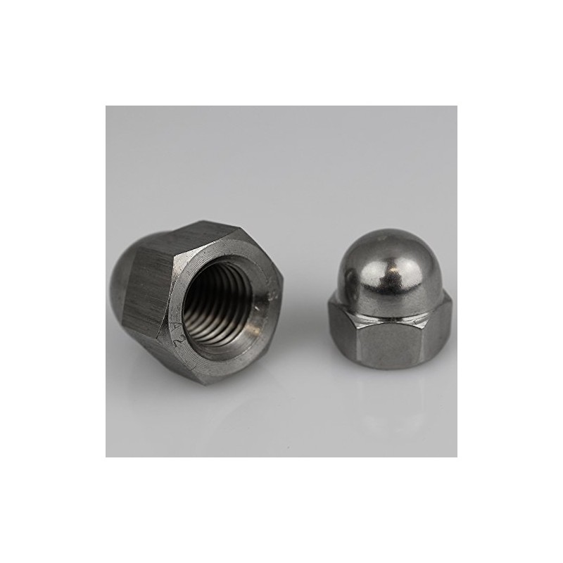 Acorn Nuts M16 High Shape DIN 1587 Stainless Steel A2