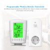 Smart Programmable Wireless Remote Thermostat + Plug in Socket Heating