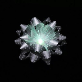 TD 6 Light up Gift Bows Ribbon Glowing Bows LED Flashing Gift Bows Color Changing