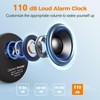 Gianna Vibrating Alarm Clock for Heavy Sleepers - Bed Shaker