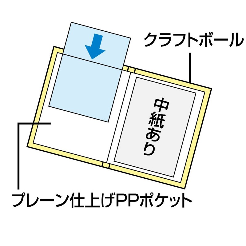 コクヨ ファイル クリヤーブック クラフト A4 20枚 ラ-370
