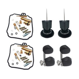 Carburetor Rebuild Kit for Yamaha Virago XV 125 XV 250, Route 66 V Star 250 XV250, V Star 650 XVS650 Carb Repair (2 Sets)