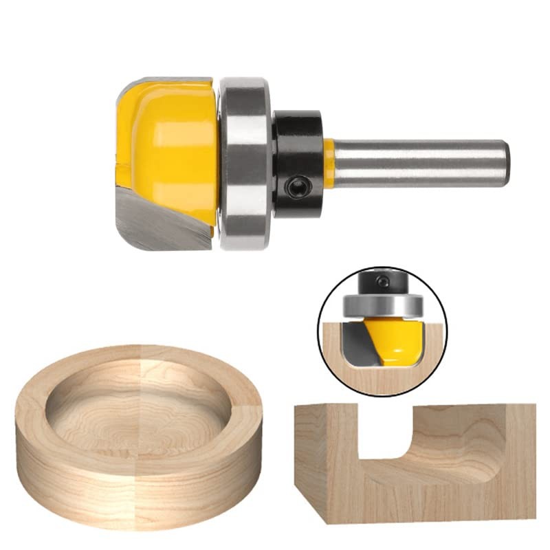 3 Piece Bowl Router Bit Dish Cutter Round Groove Round