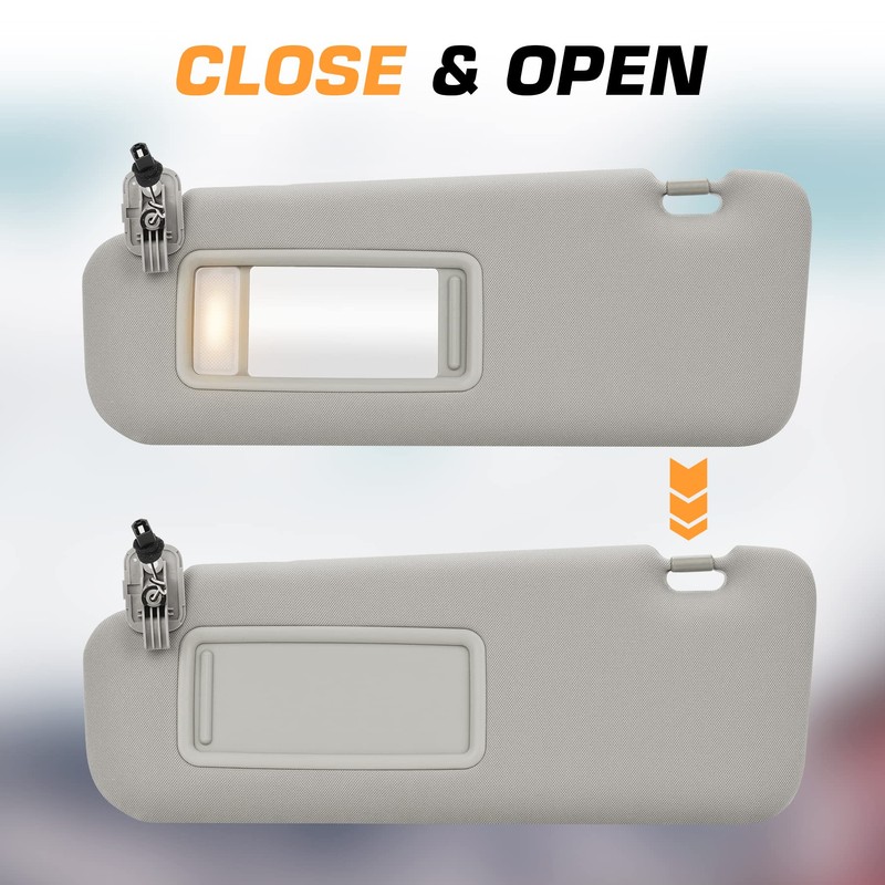 TadaMark Left Driver Side Sun Visor Fit for Mazda CX-9