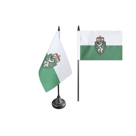 Table/Desk Flag Austria Steiermark Flag FRITZE® + Free Sticker
