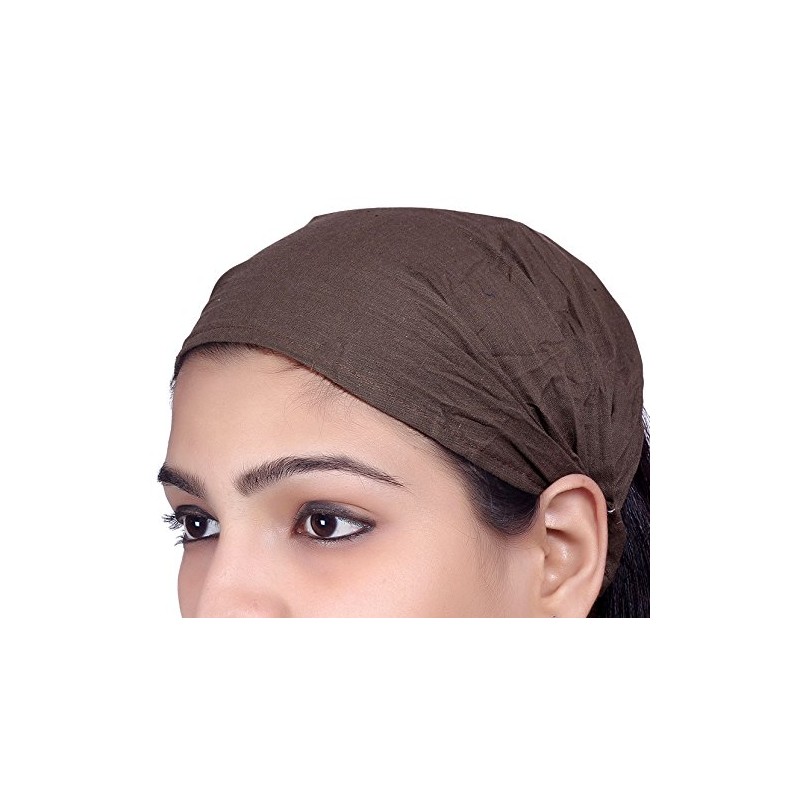 Sarjana Handicrafts Lot 10 Pieces Womens Mens Cotton Headband Hairband